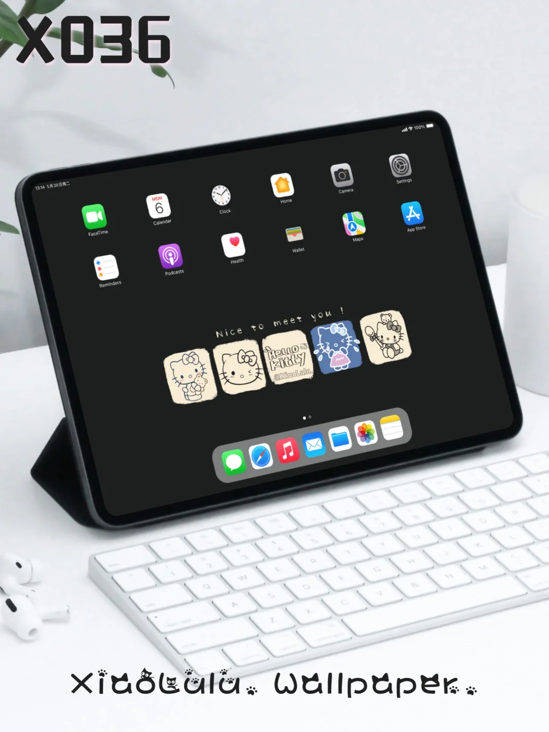 X036丨平板壁纸丨可爱kityy壁纸丨凯蒂猫