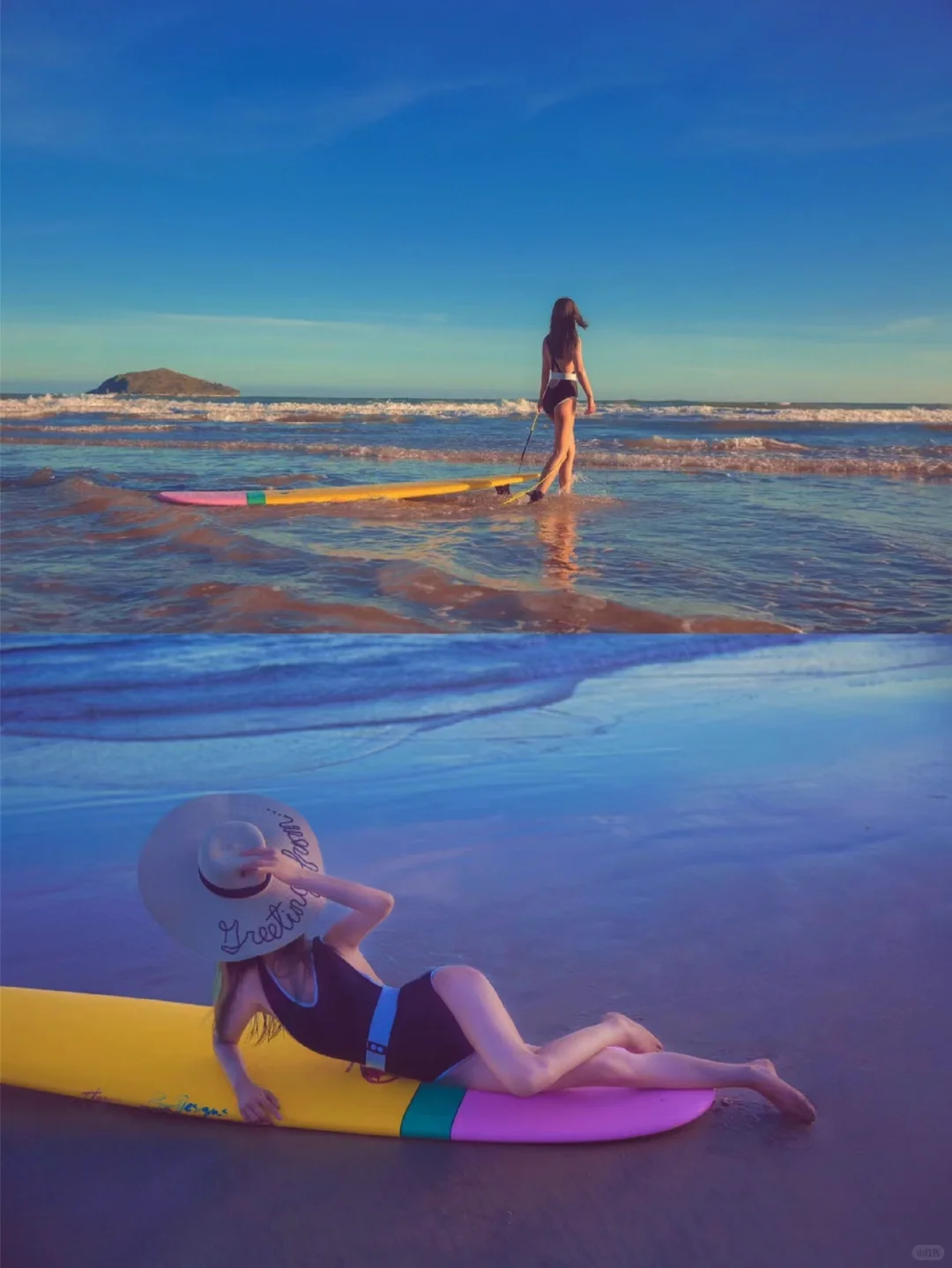 💌 记录第一次拍比基尼，被闺蜜问爆了！