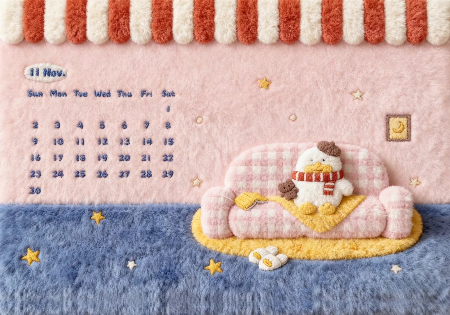 毛绒壁纸分享⊹.✮₊˚11月你好鸭👋