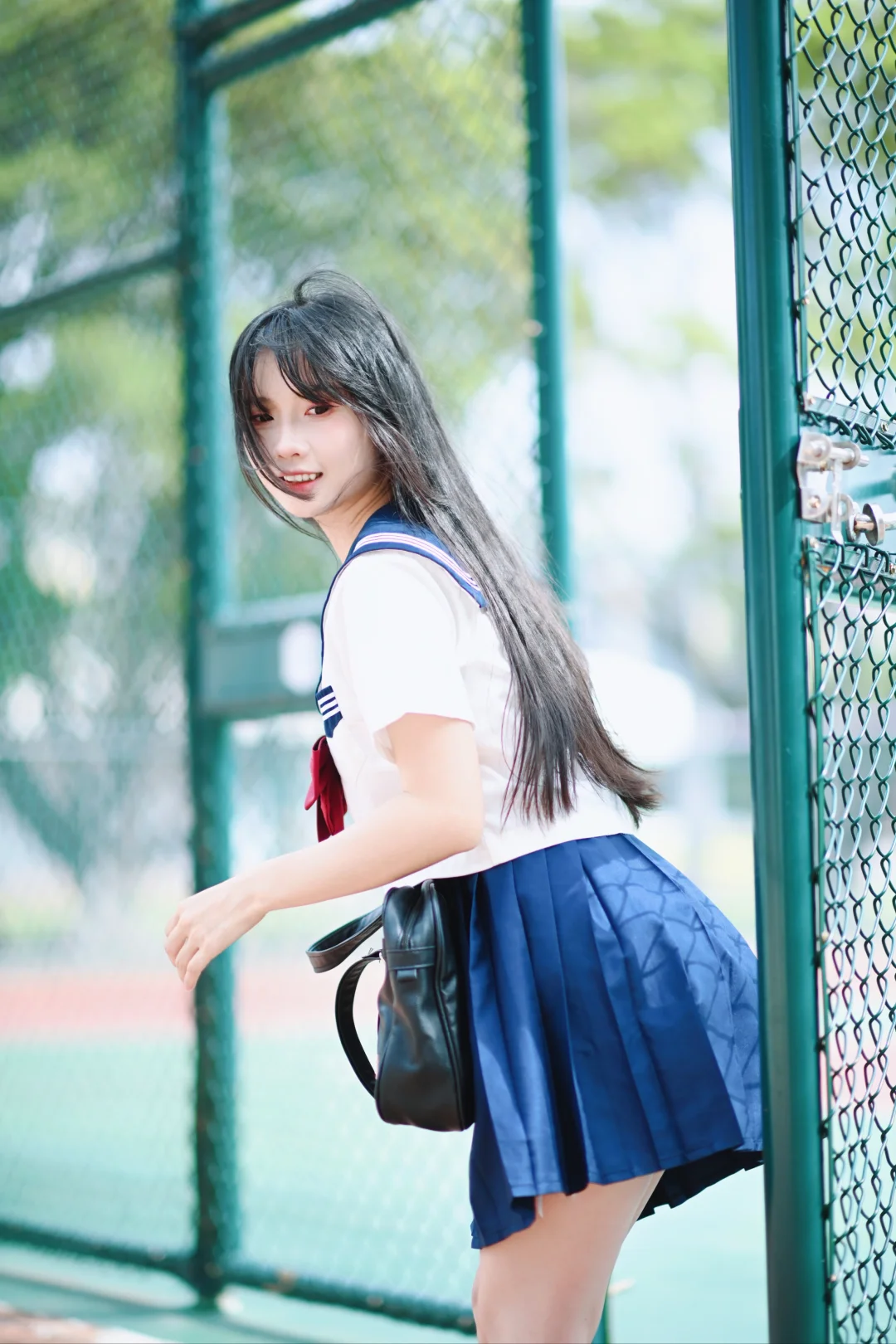 广西大学校园球场很出片啊！〡水手服圣体