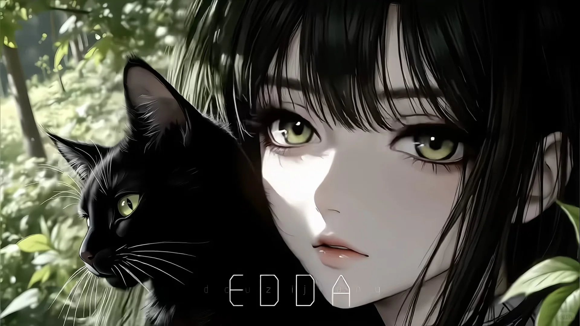 黑猫少女动态壁纸｜ipad平板live动态壁纸