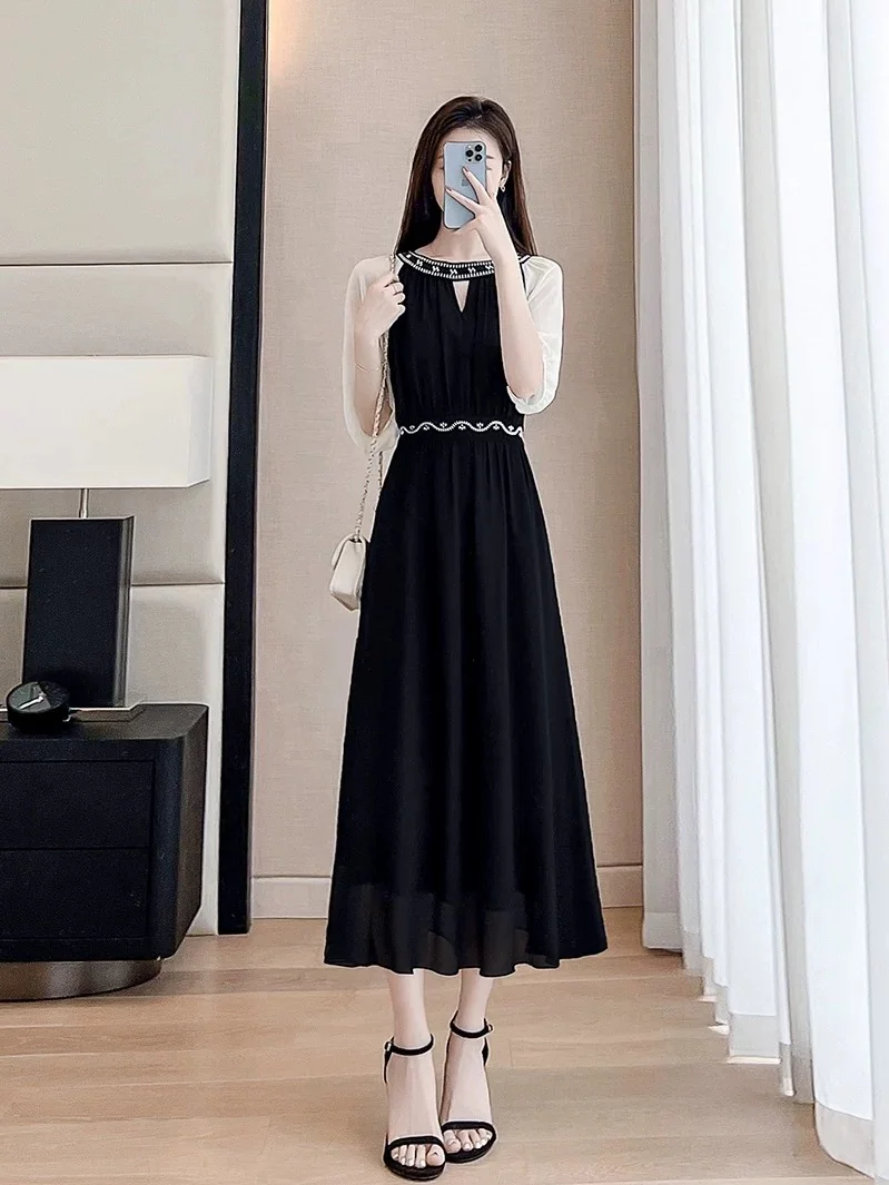 黑色连衣裙集合，衣柜里面有的算我输