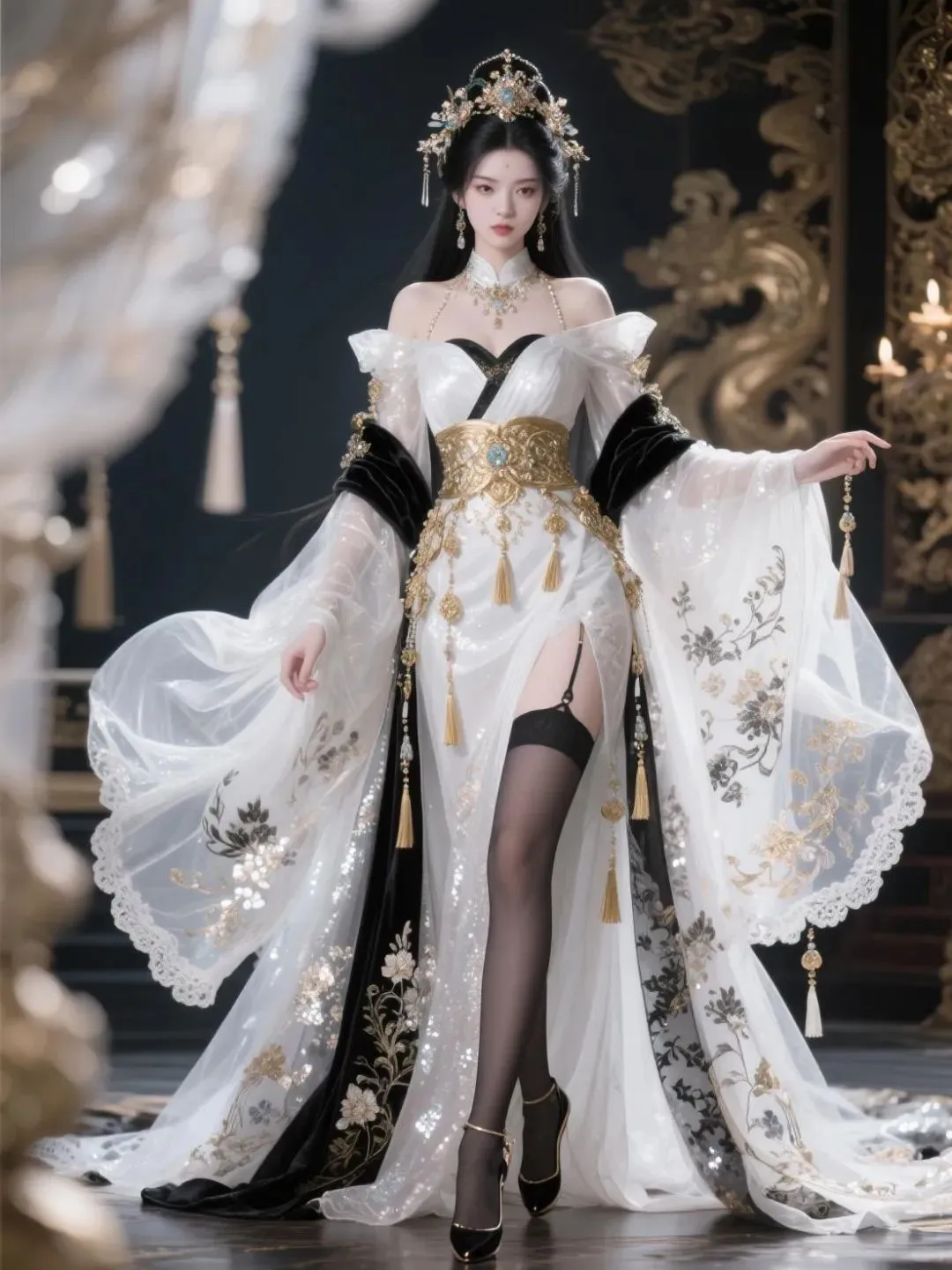 是你理想中的爱妃嘛#古风美女#黑丝长腿