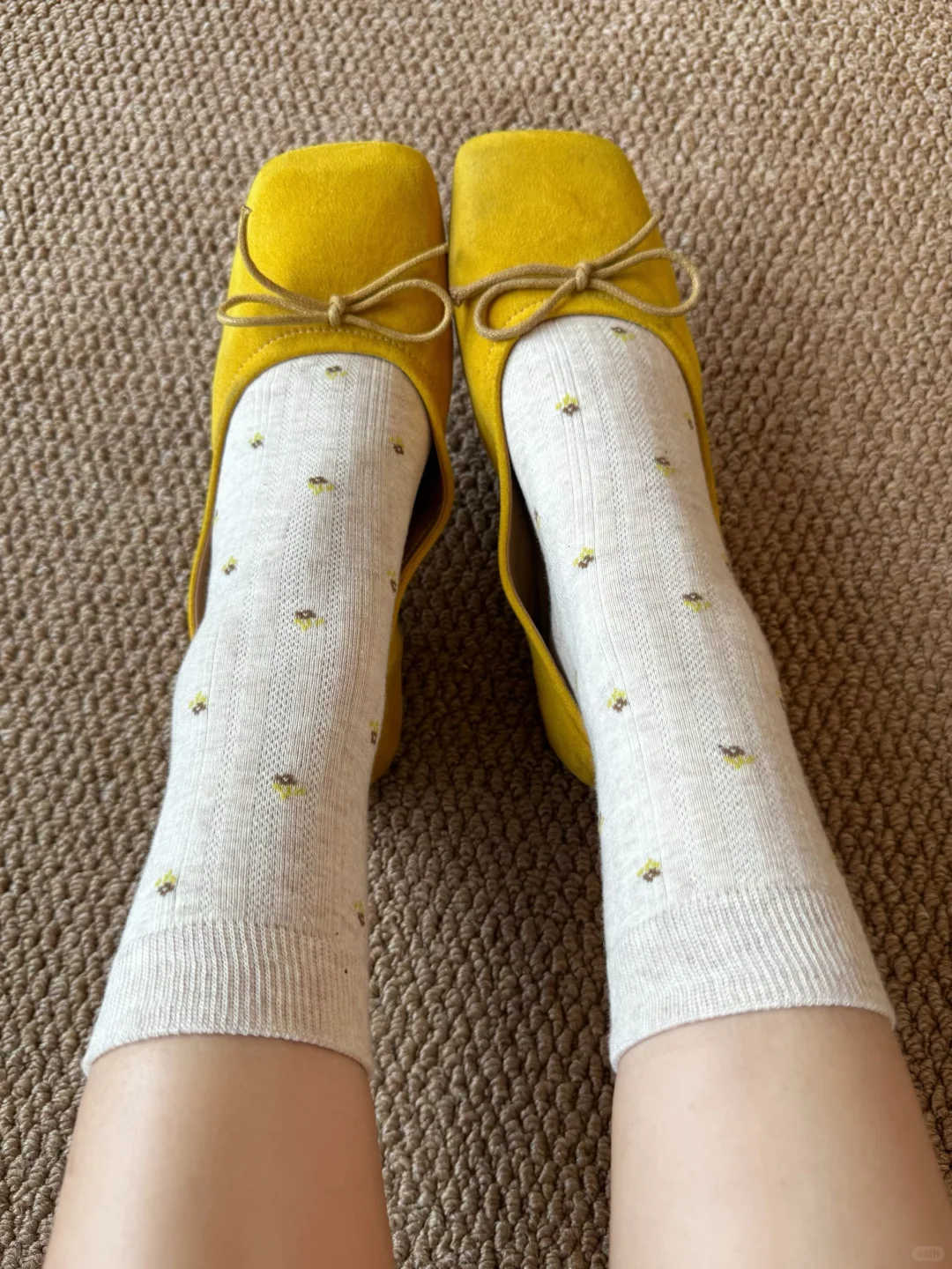 软乎乎的碎花百搭女袜