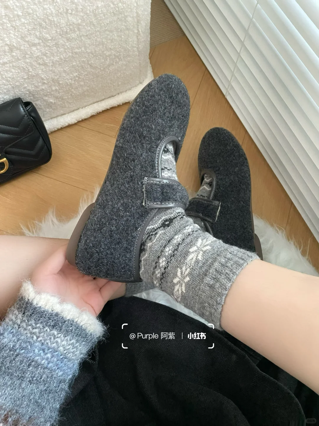 费尔岛羊毛袜~复古又温柔~好适合秋冬穿！