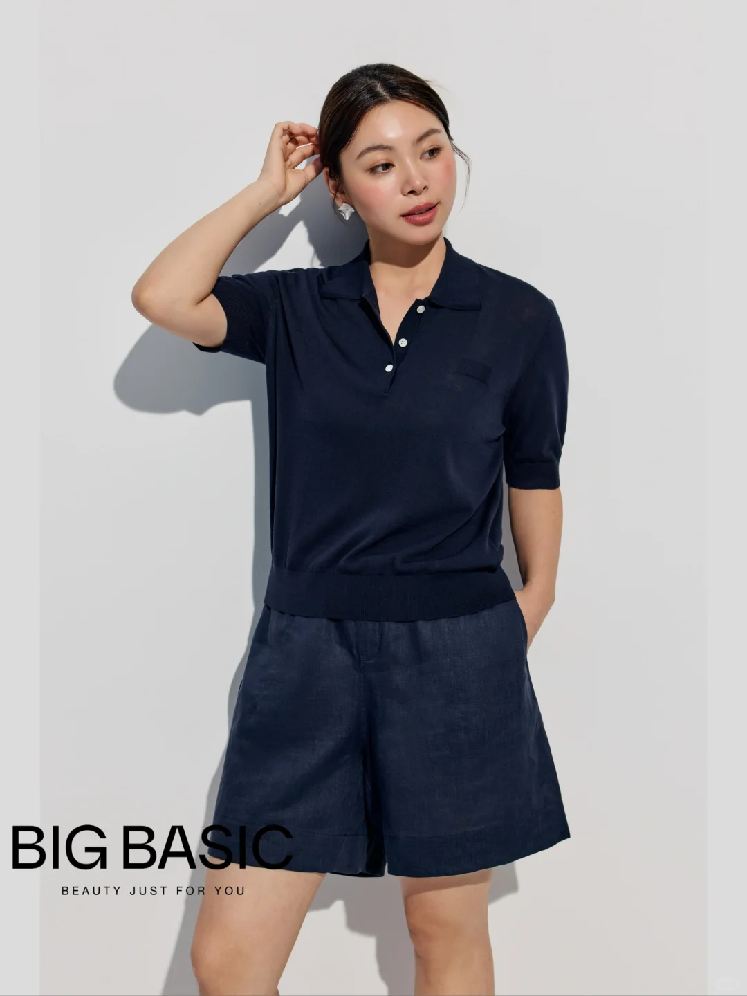 分享一条大码女孩穿更好看的亚麻短裤！