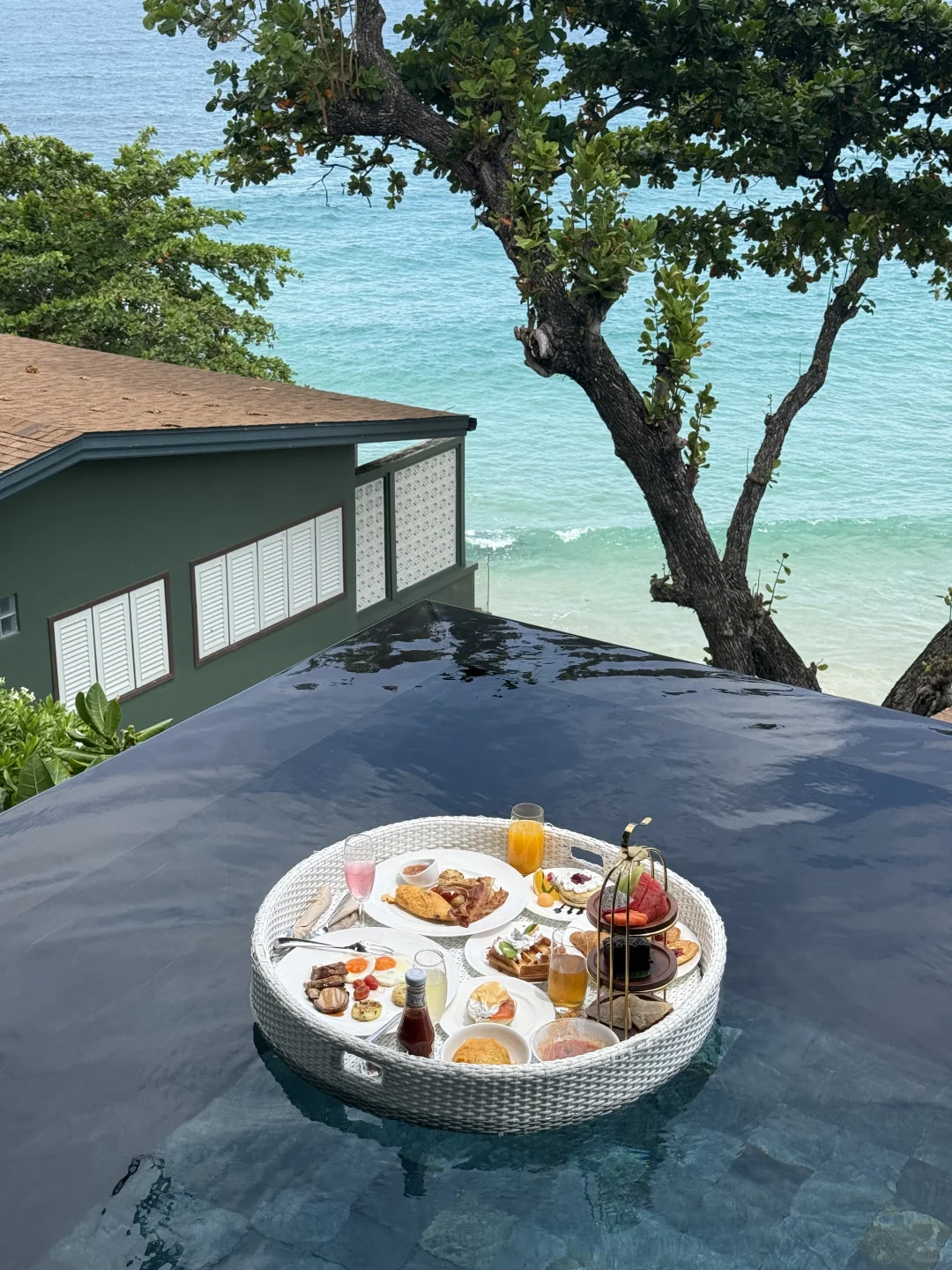 140｜80 小个子普吉岛海边泳池比基尼穿搭