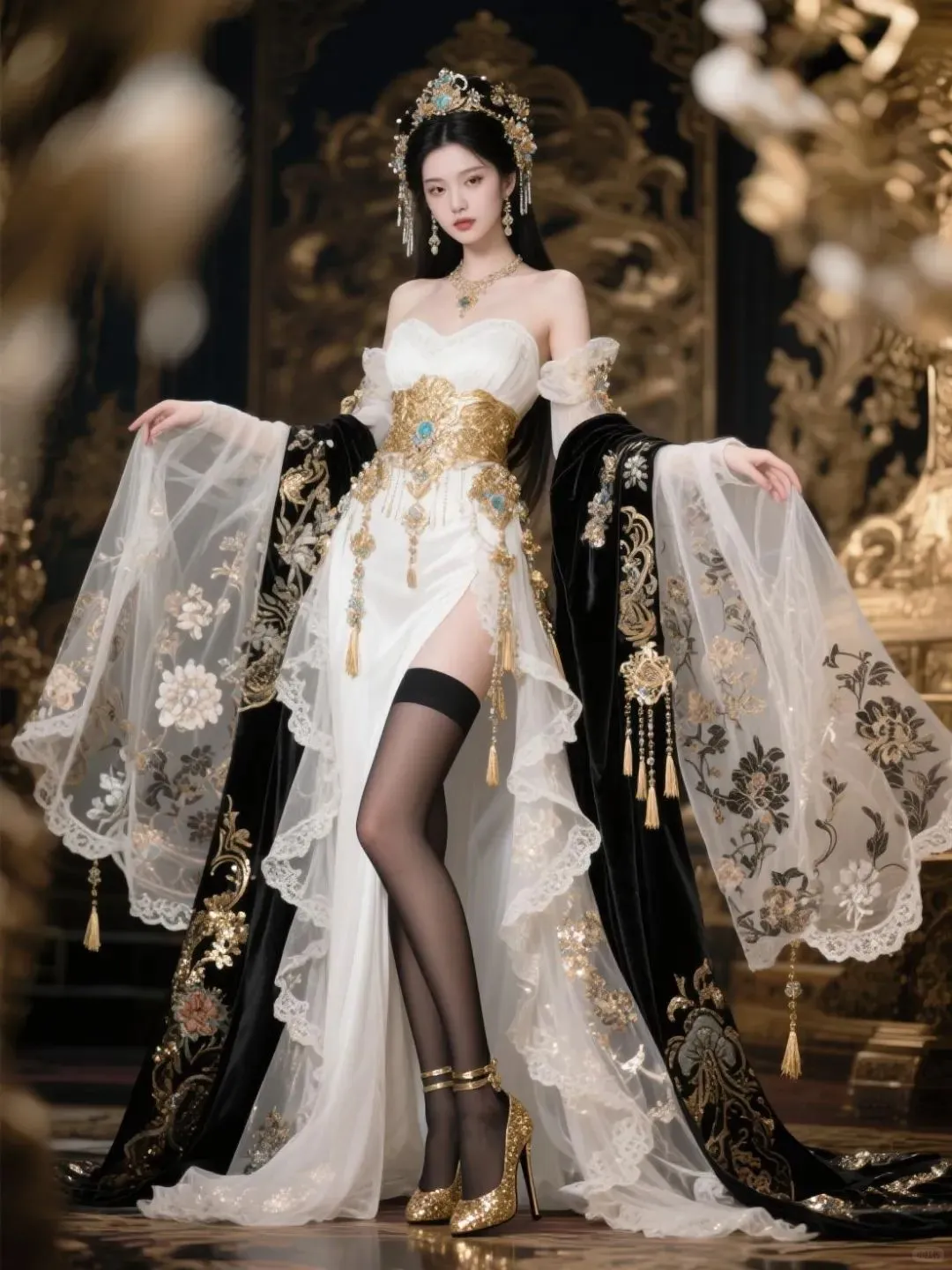 是你理想中的爱妃嘛#古风美女#黑丝长腿