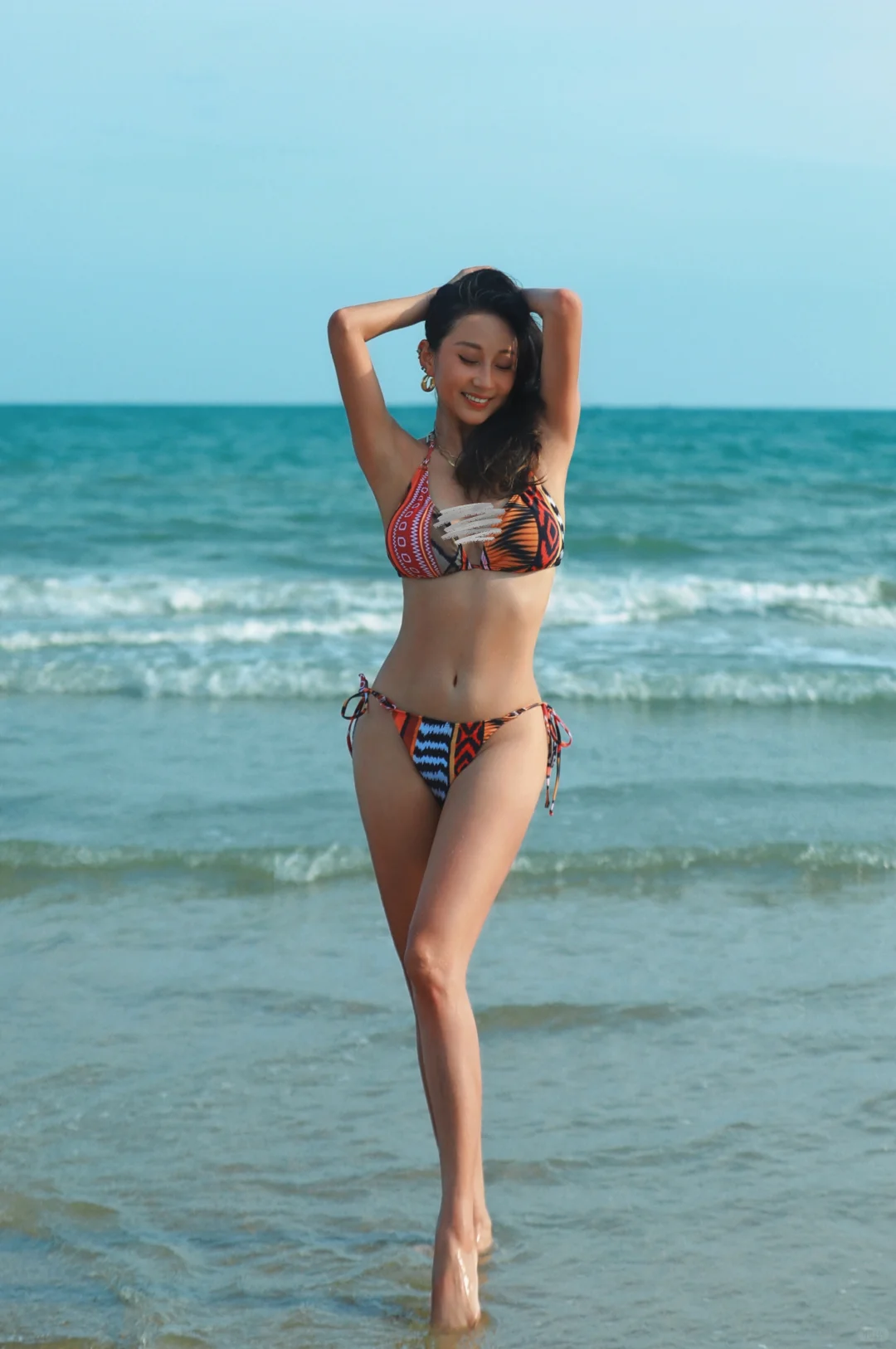 📸有生命力的海边比基尼拍照姿势