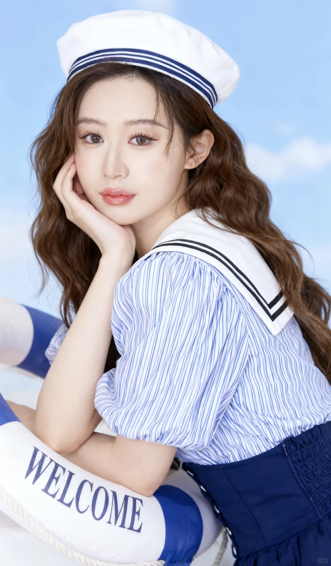 🌊清新海军风，附Ai写真指令