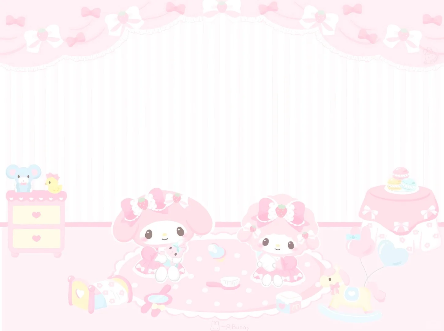 ipad壁纸|萌萌的美乐蒂