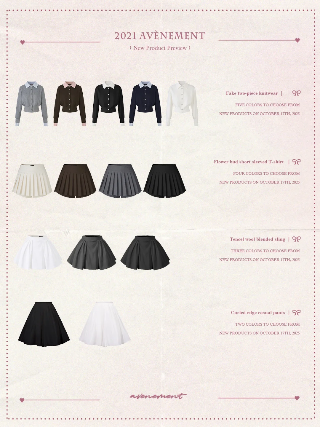 AVENEMENT*25FW预览