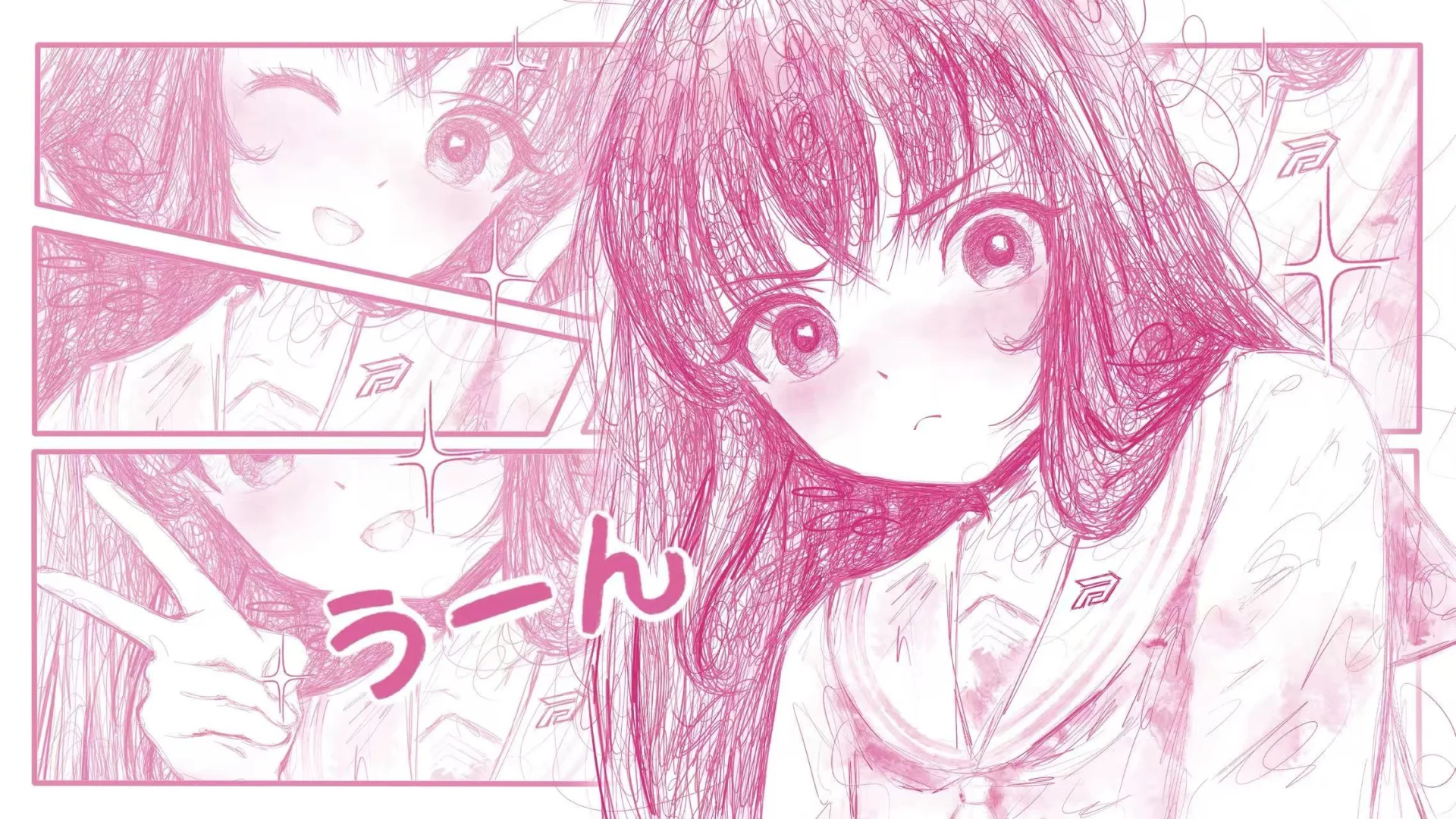 平板手机壁纸//喜欢上了原稿手绘！