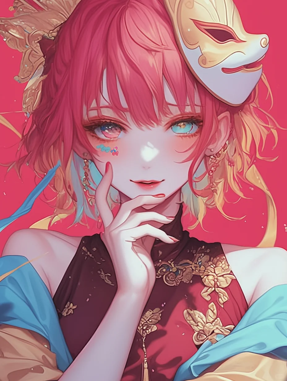 「眼波撩人，藏一场暧昧风暴」