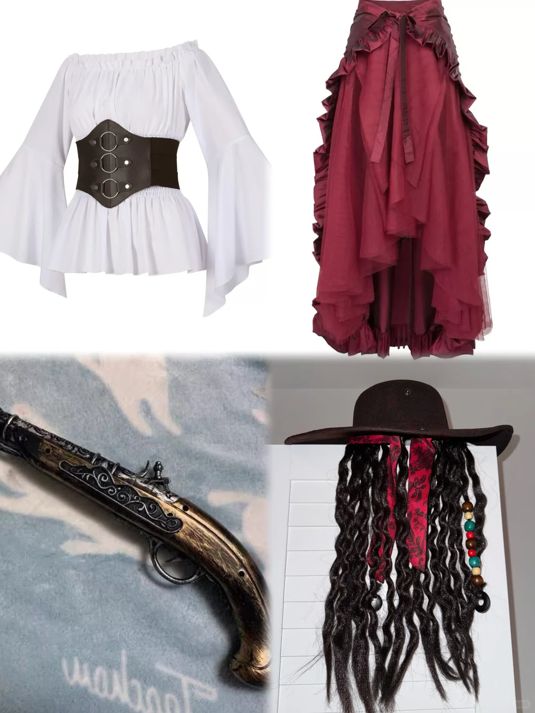 纽约lic出全套女海盗cos服装