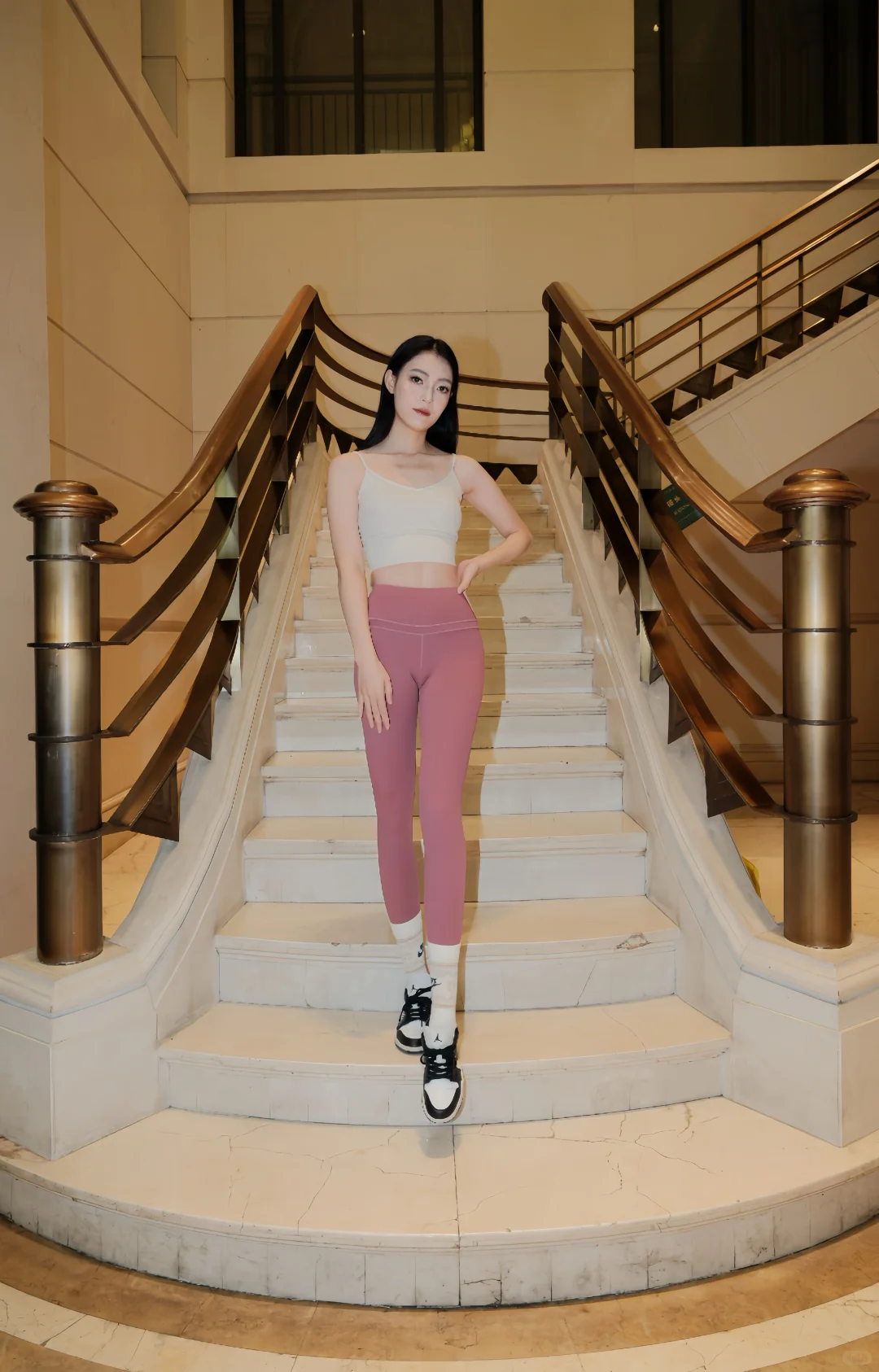 救命！穿上这条瑜伽裤腿长两米八！⚡️