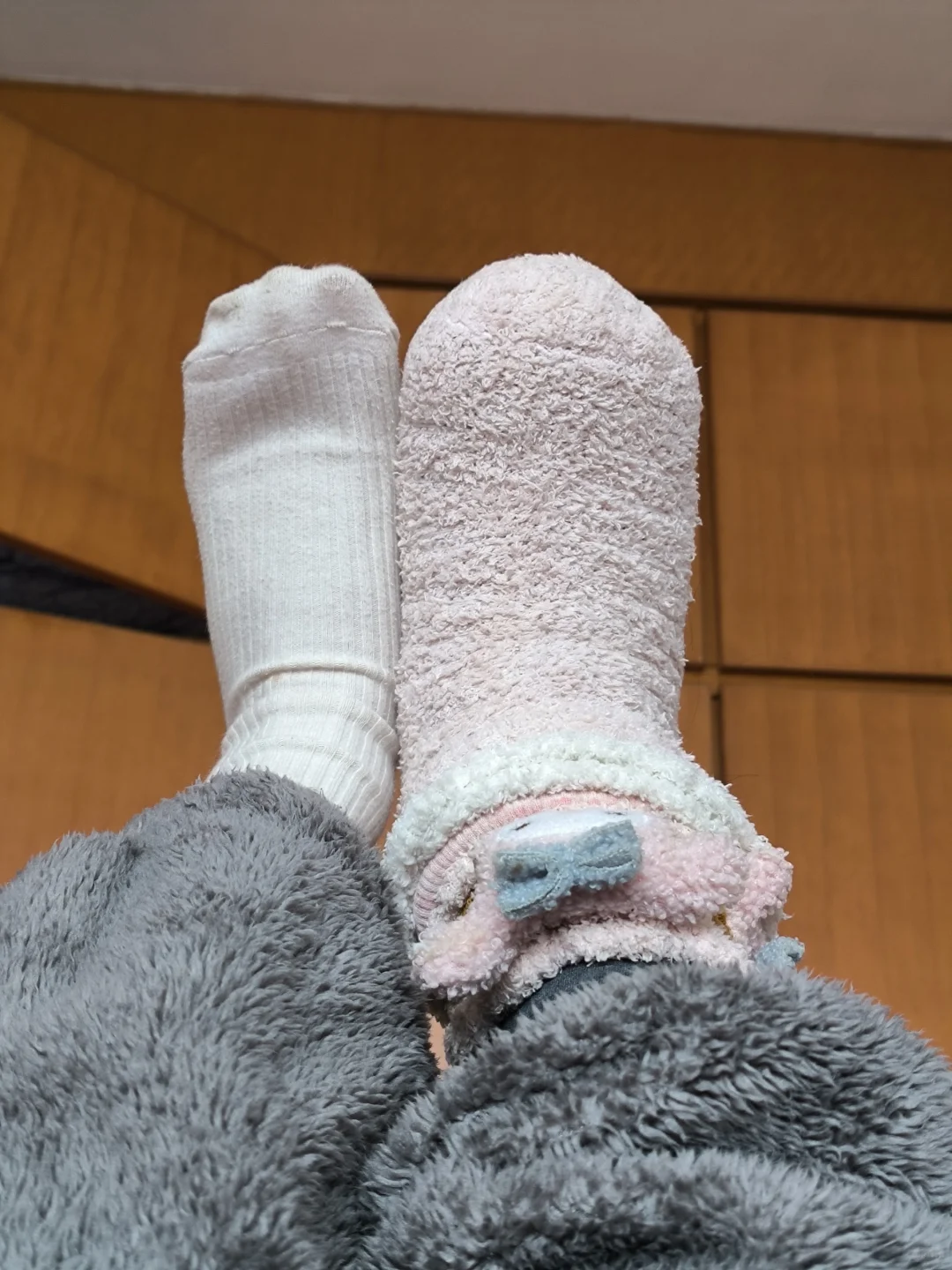 穿了九双就穿不下了