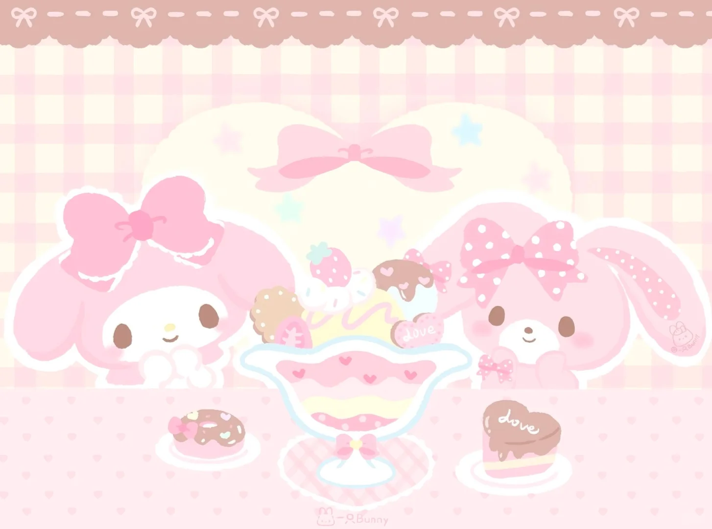 ipad壁纸|萌萌的美乐蒂