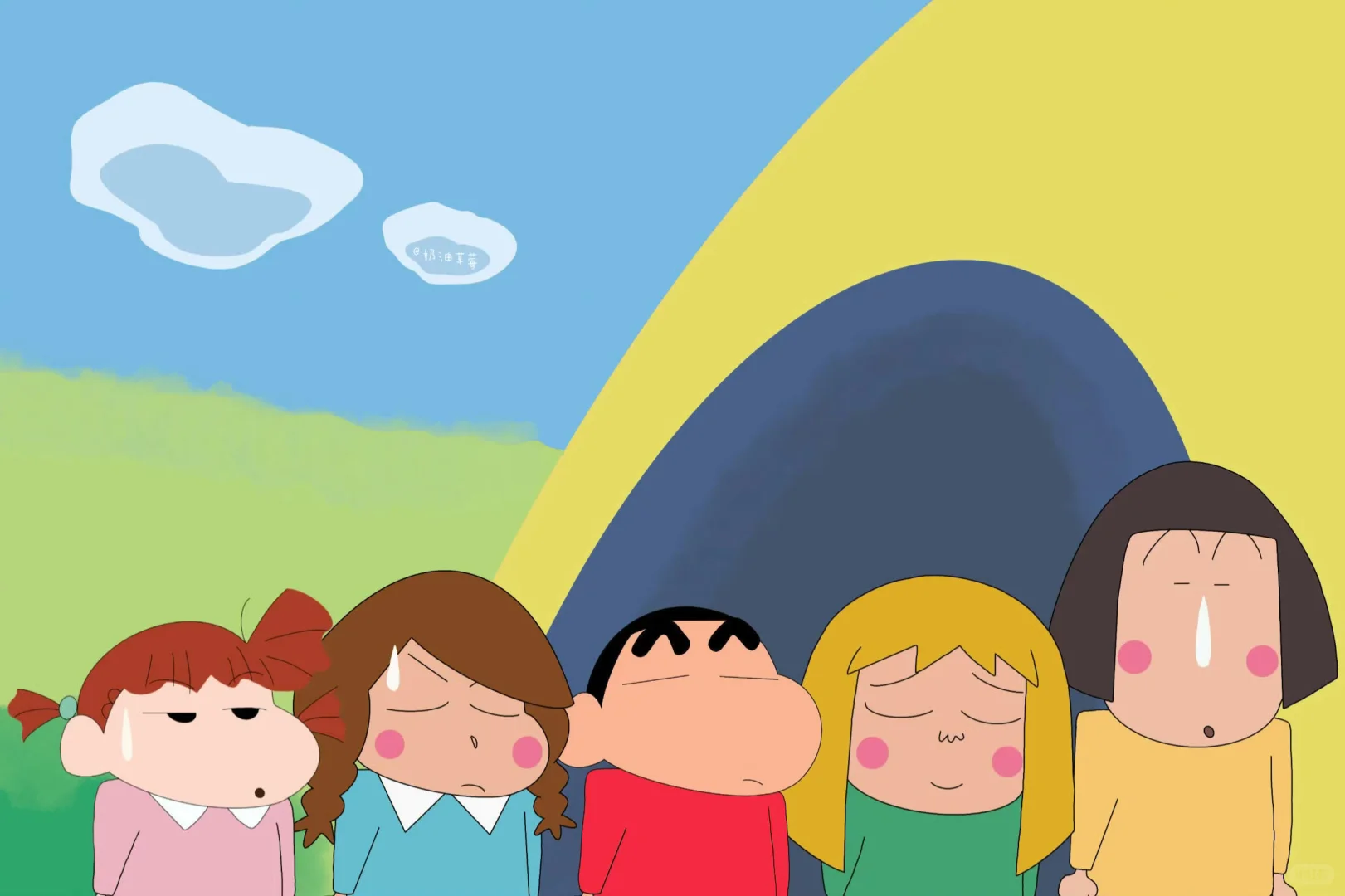 蜡笔小新壁纸！！