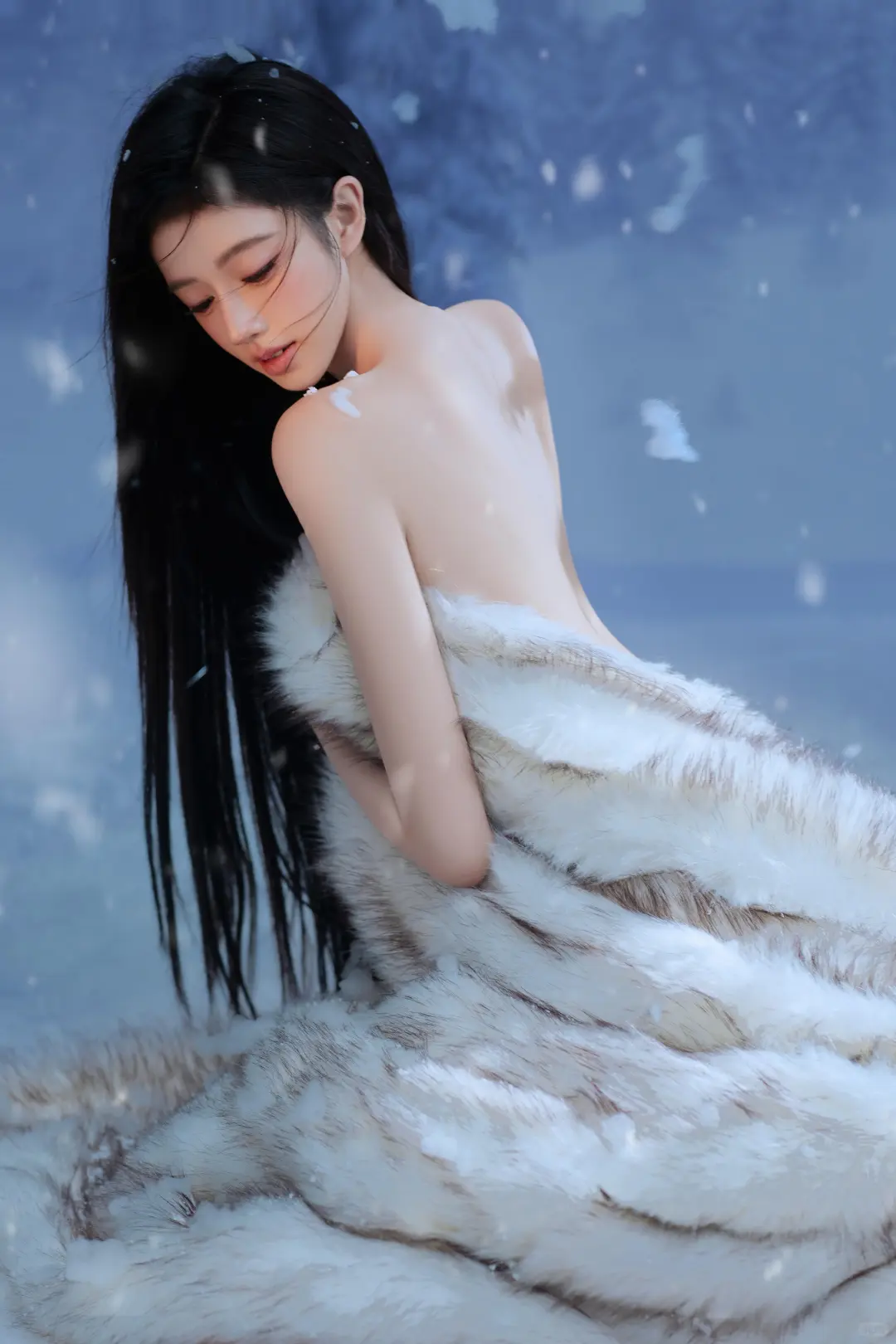 雪域精灵｜在冰雪世界里做一次冷艳的玫瑰