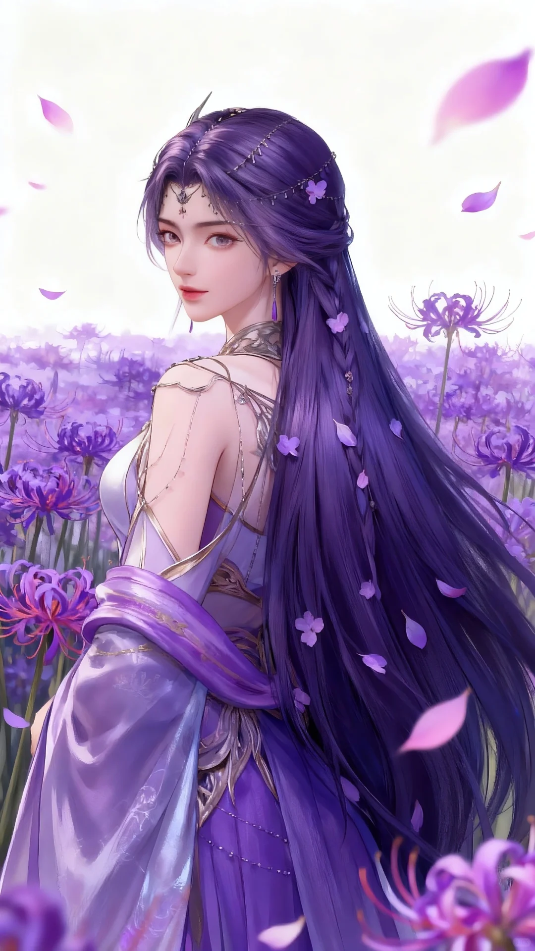 云曦，坠入花海的璀璨女神