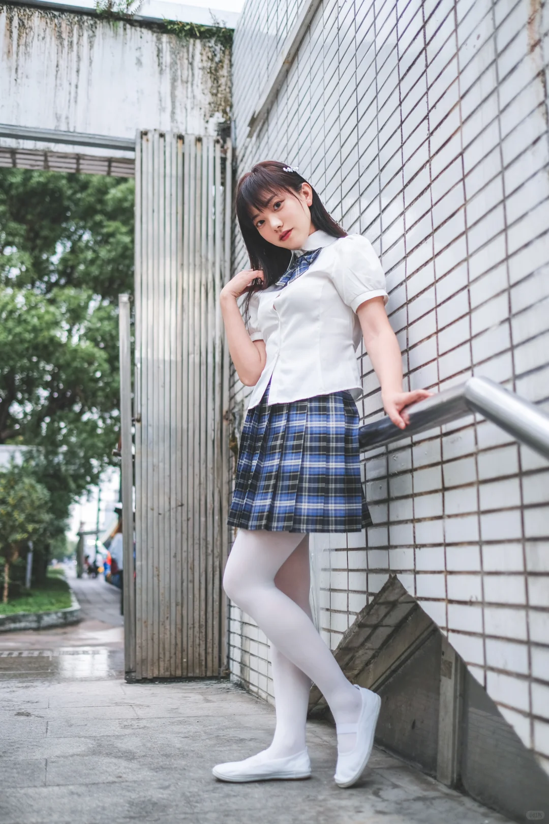 混搭，JK、白丝&白一带，欢迎来到我的统治区😄