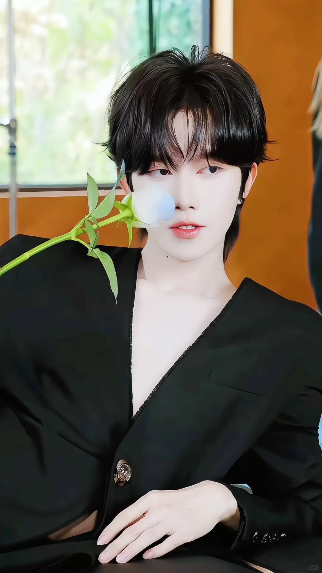 媚眼如丝人比花娇