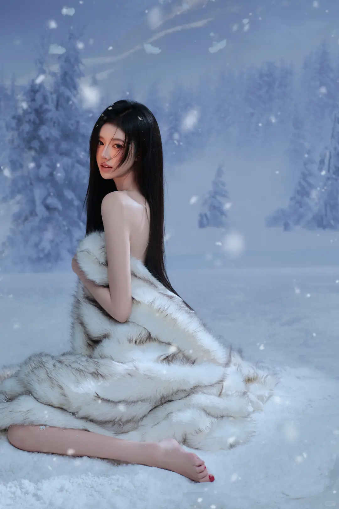 雪域精灵｜在冰雪世界里做一次冷艳的玫瑰