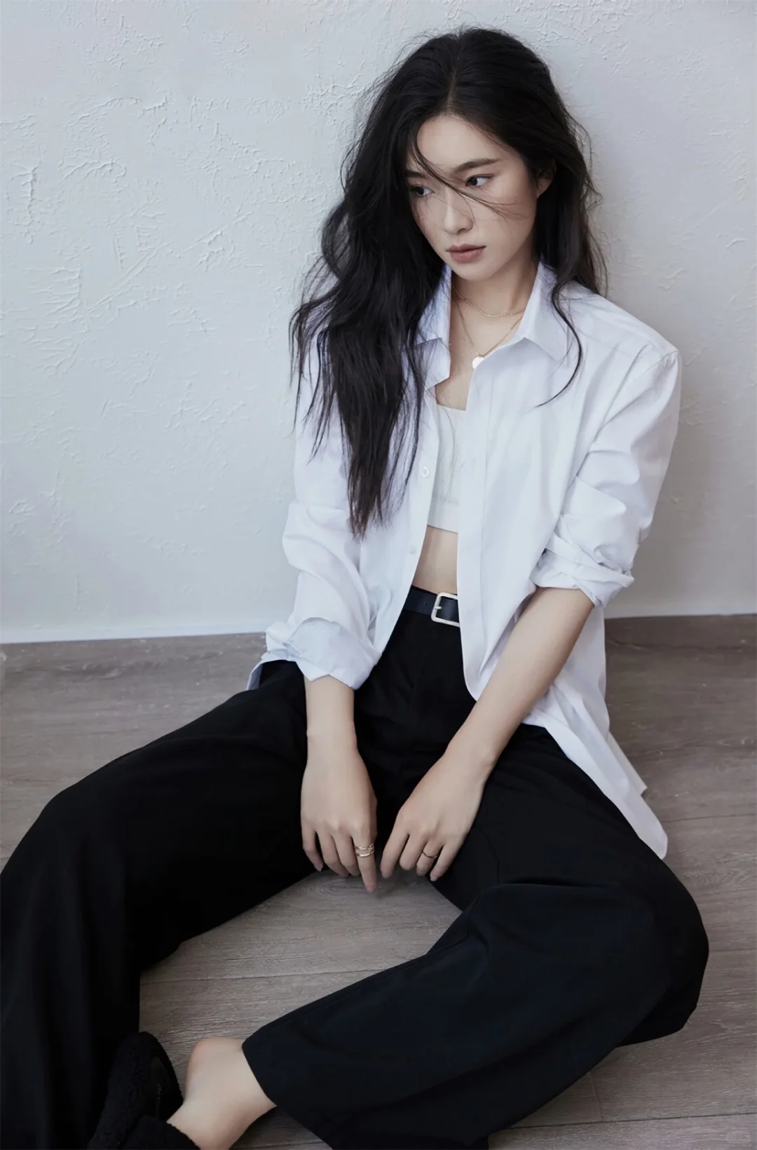 白衬衫真实纯欲性感天花板❤️今日分享