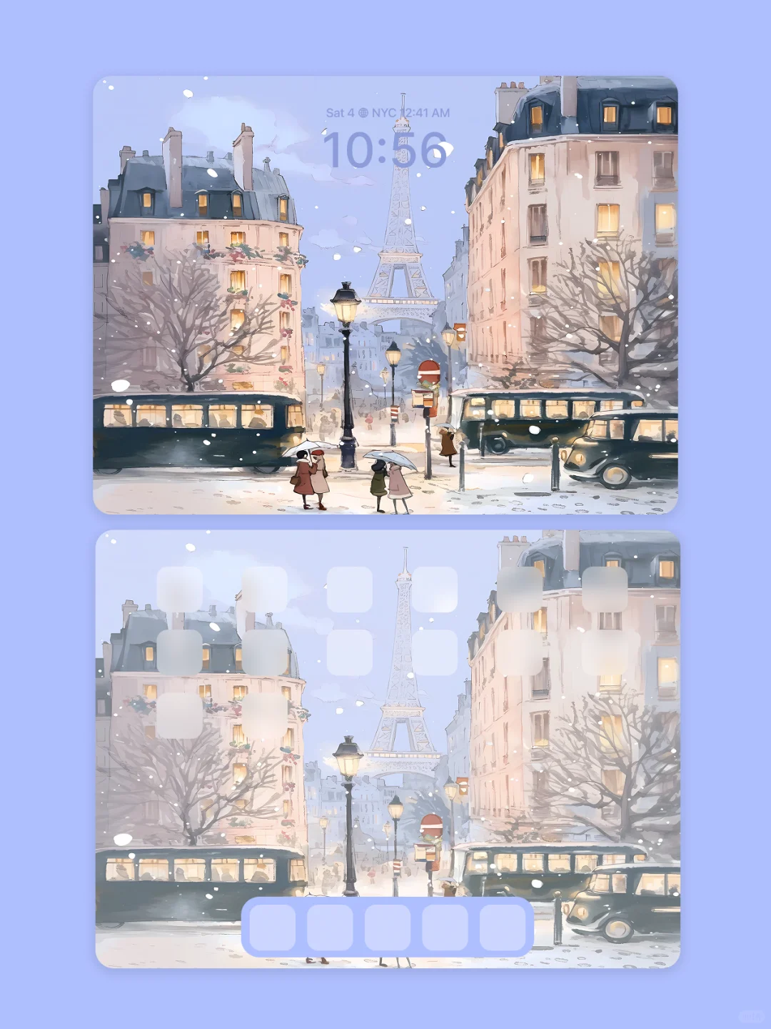 圣诞壁纸-初雪｜治愈系壁纸｜平板壁纸C900