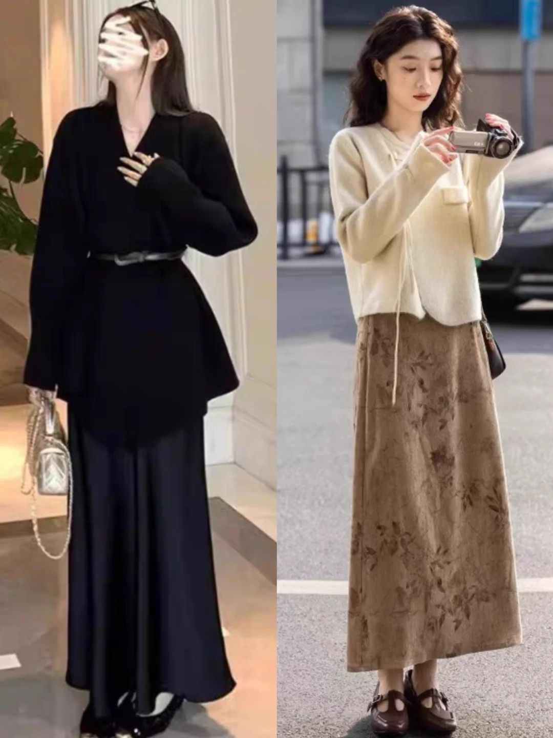 秋季女生裙装显瘦时髦高级穿搭指南 温柔