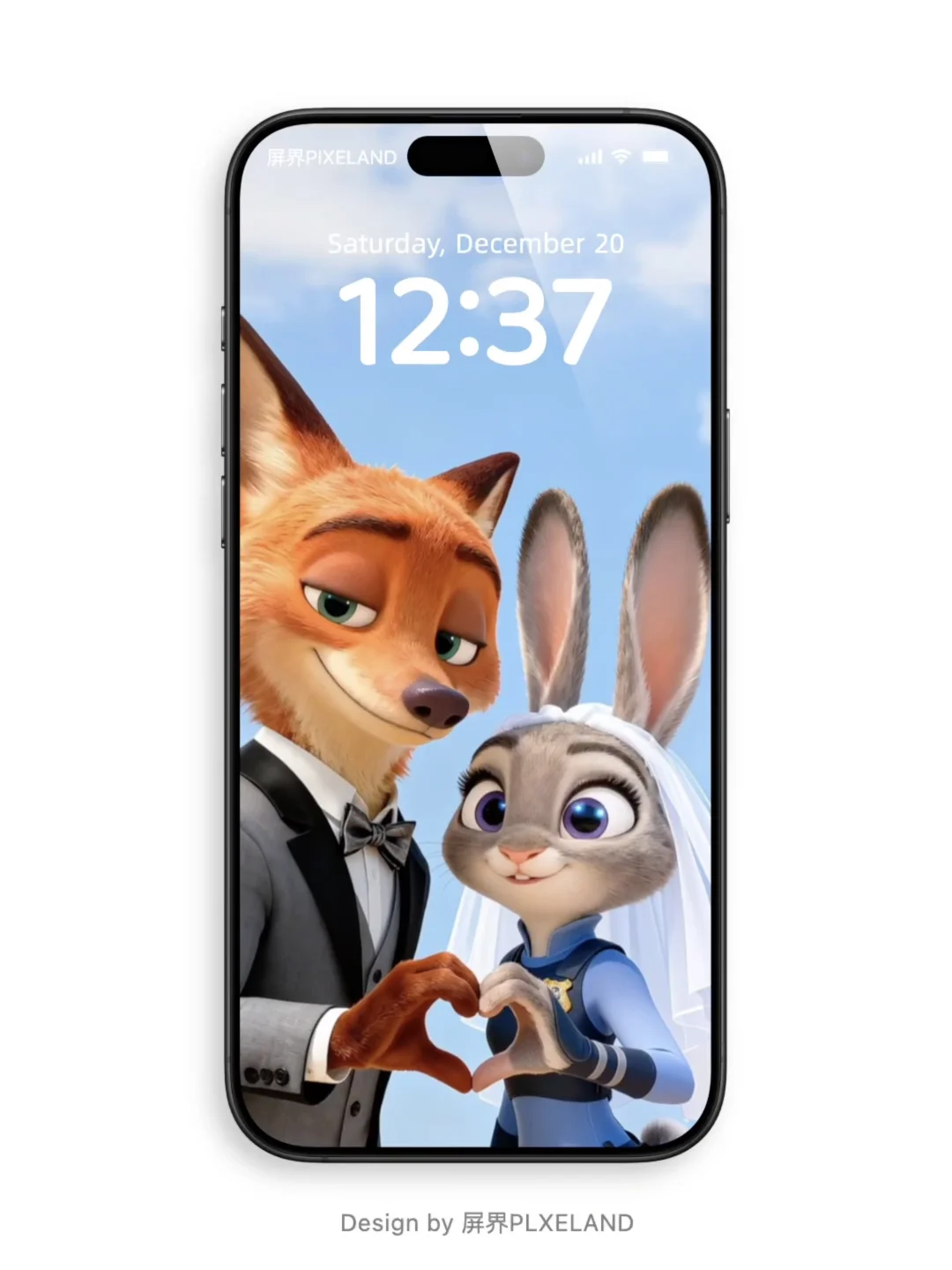 动态壁纸｜尼克和朱迪镜头比心❤️