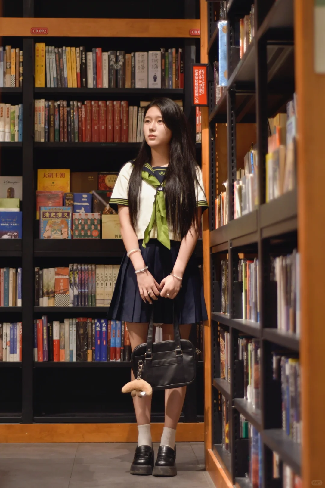 图书馆jk 电影感来了！