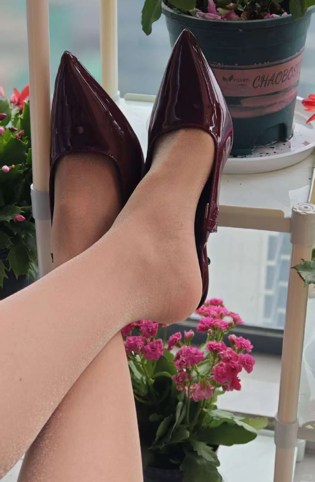 真的超级喜欢金光闪闪的袜子💃💃💃