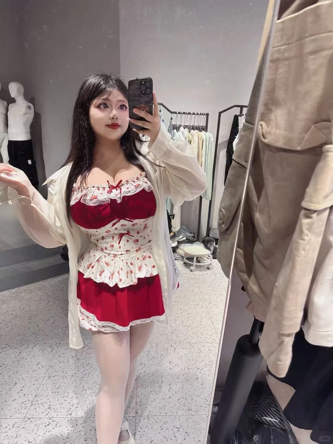 BBW也可以穿的粉粉嫩嫩