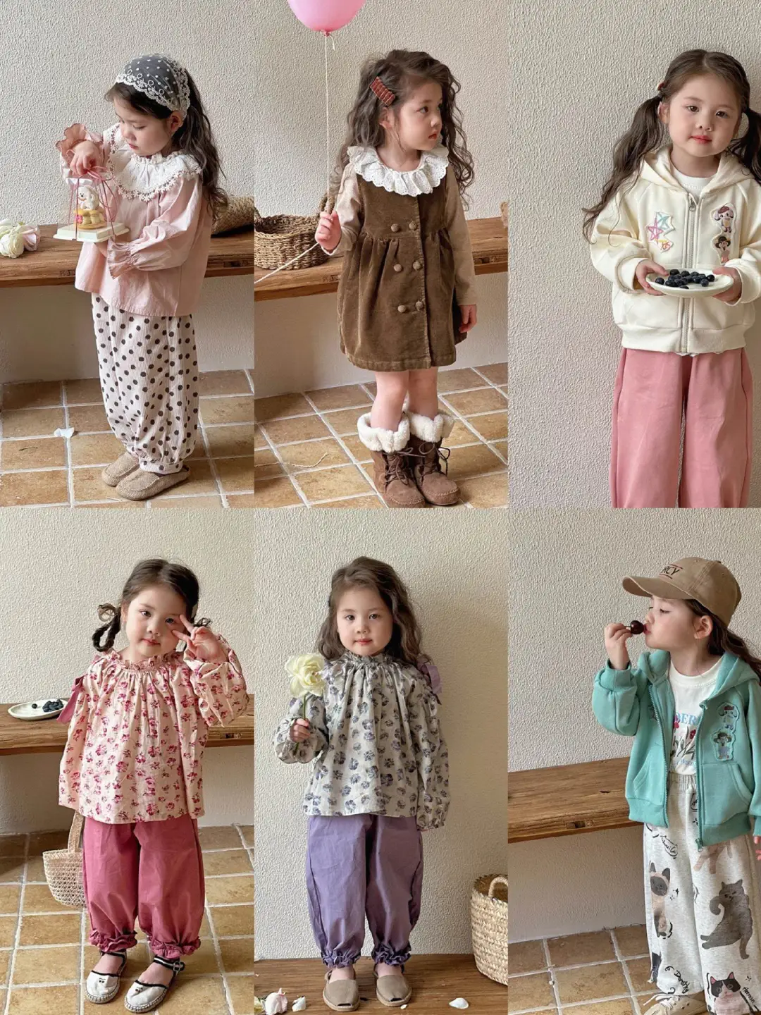 女童春秋款明星穿搭