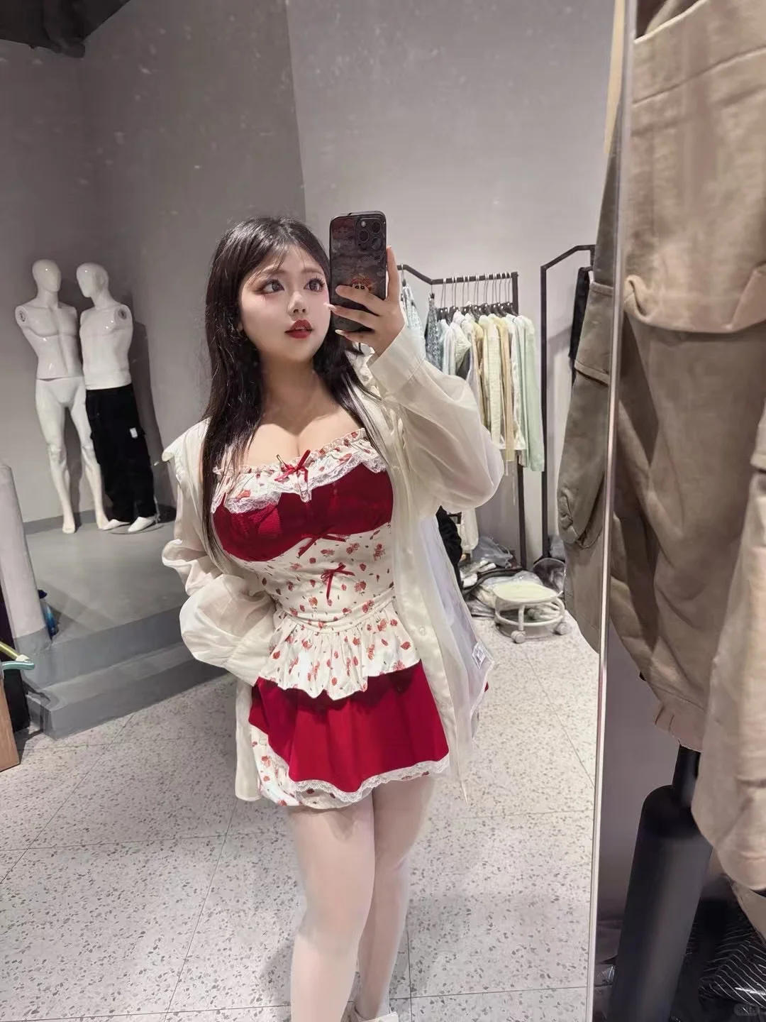 BBW也可以穿的粉粉嫩嫩