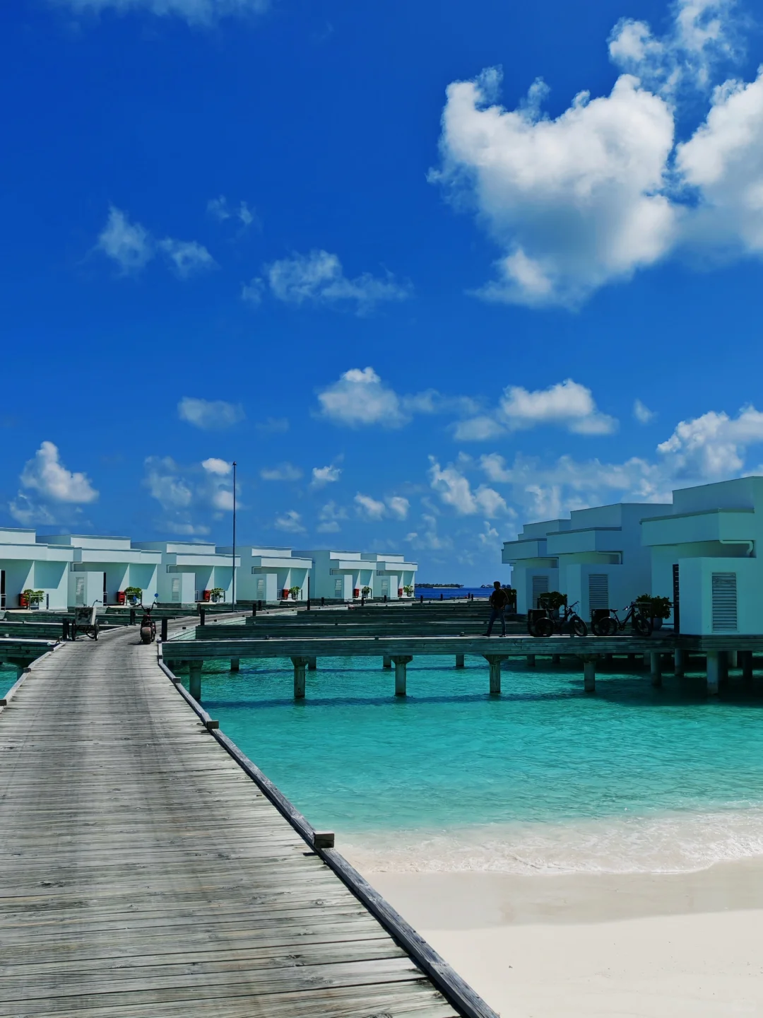 🌊马尔代夫水屋日记，泳装OOTD🖤