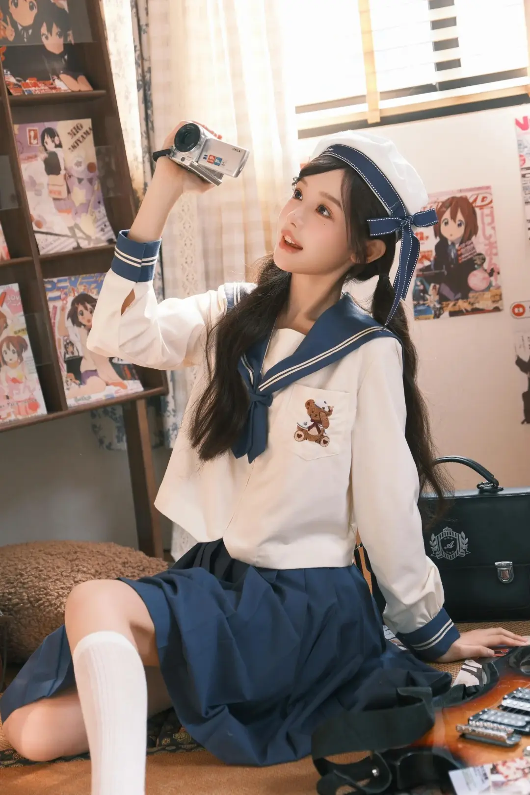 女仆与 JK 的复古宅家二次元心动瞬间合集