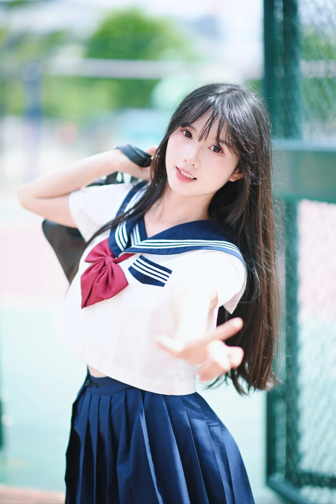 广西大学校园球场很出片啊！〡水手服圣体