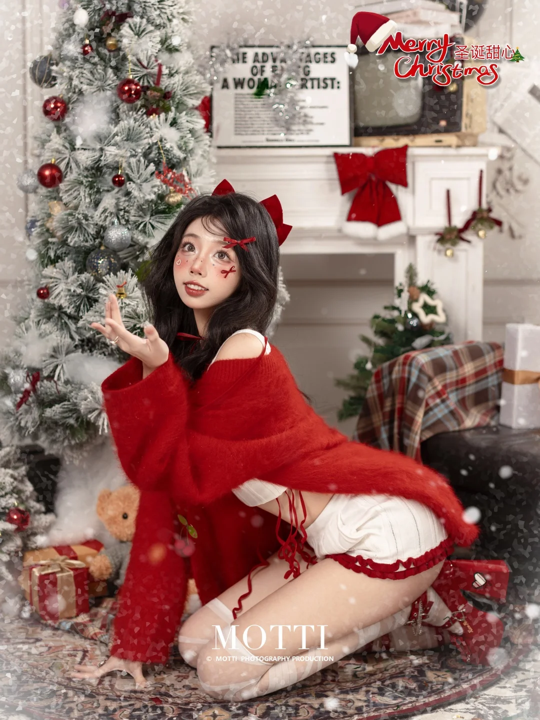 圣诞风邂逅甜辣感💃室内氛围酿心动瞬间✨