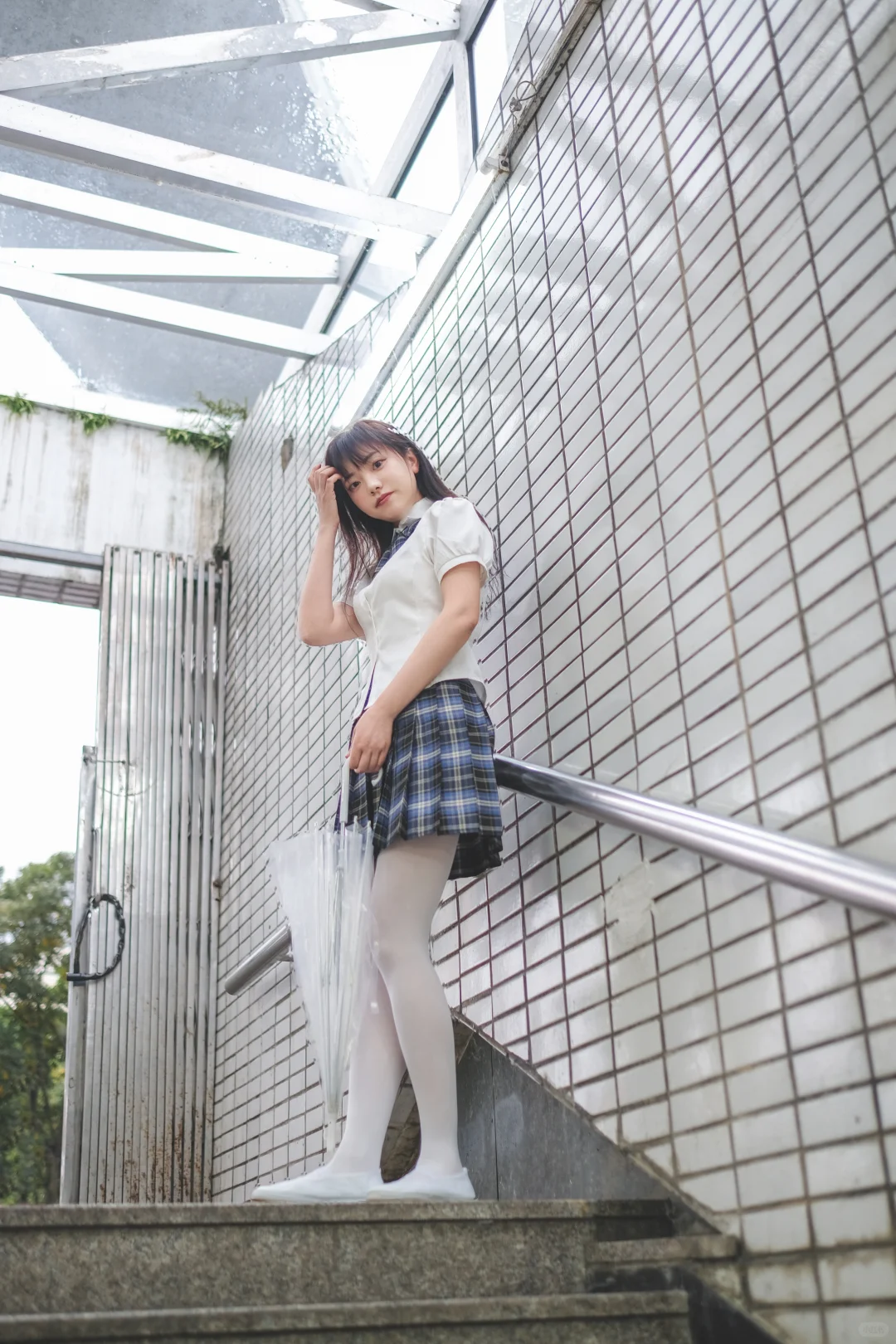 混搭，JK、白丝&白一带，欢迎来到我的统治区😄