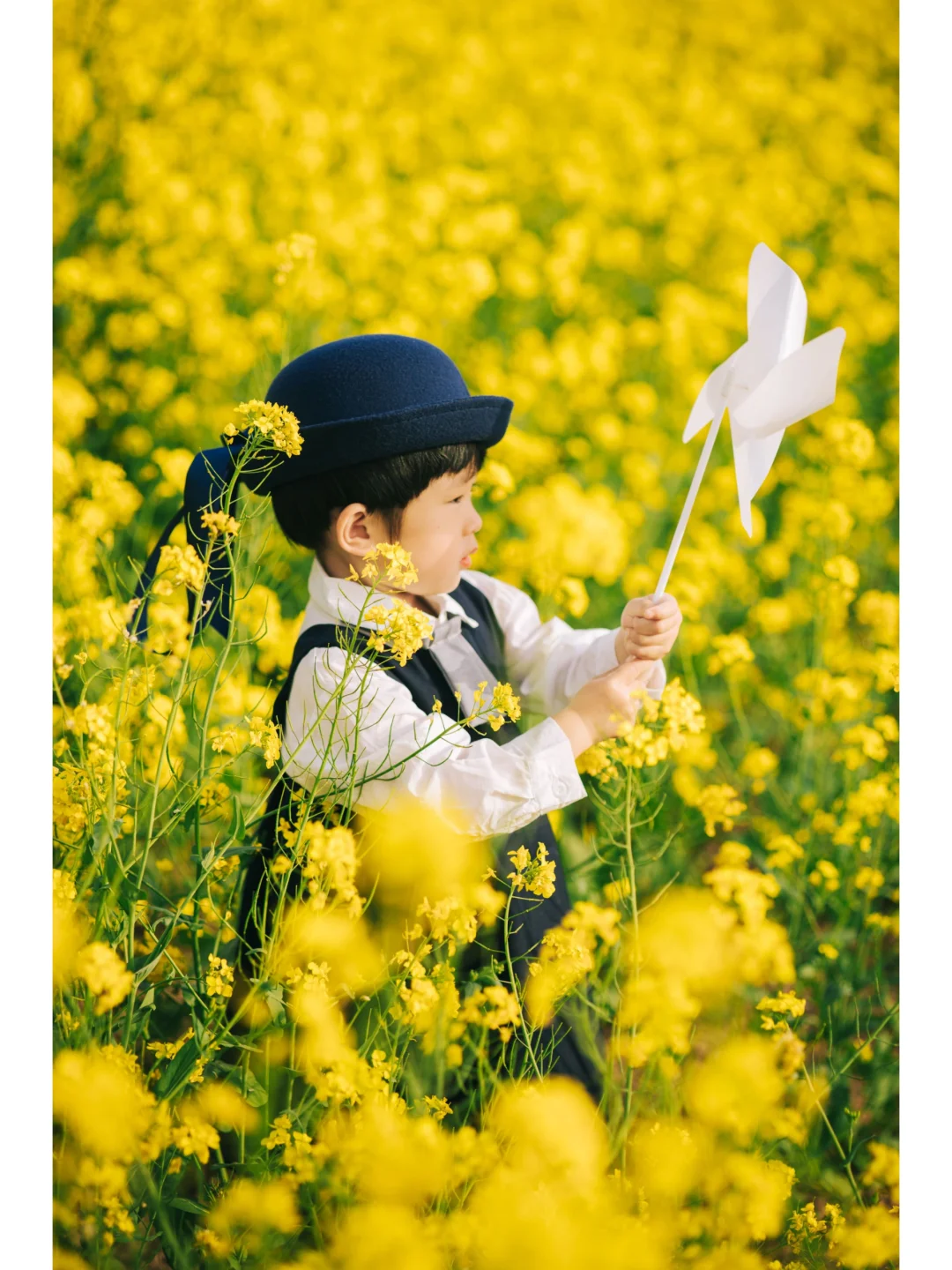 油菜花儿童写真/jk制服写真/鸡泽儿童摄影