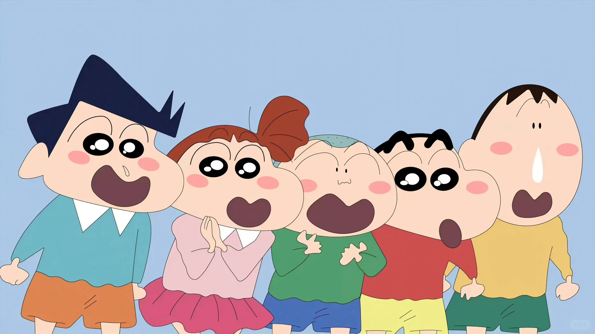 蜡笔小新壁纸！！