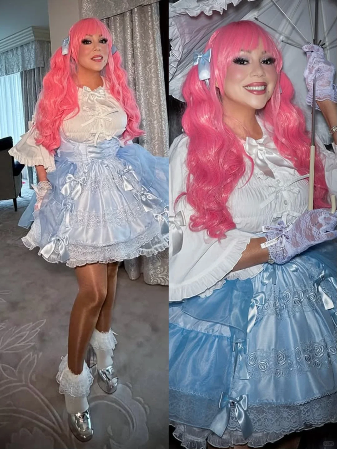 圣诞封印逐渐解冻，你牛姐万圣cos甜美萝莉塔