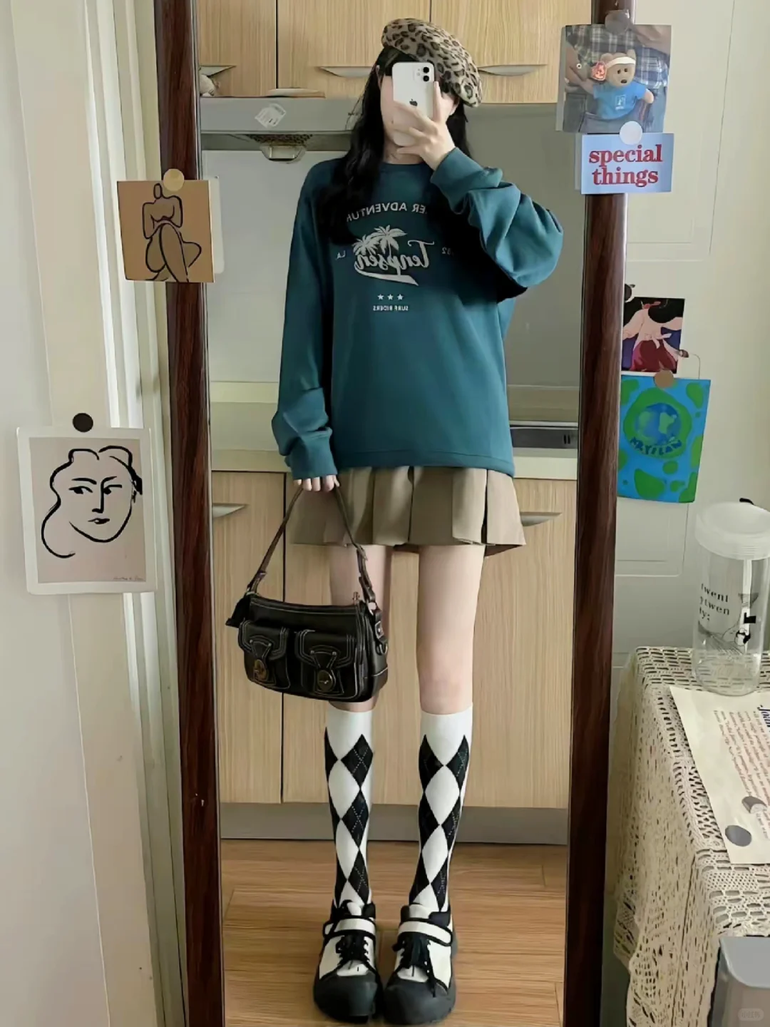 “学院风袜子合集！jiojio的ootd穿搭🧶”