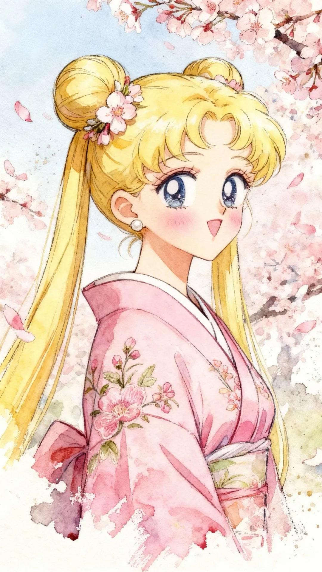 旧漫风美少女战士四时花卉壁纸（新增遥满）