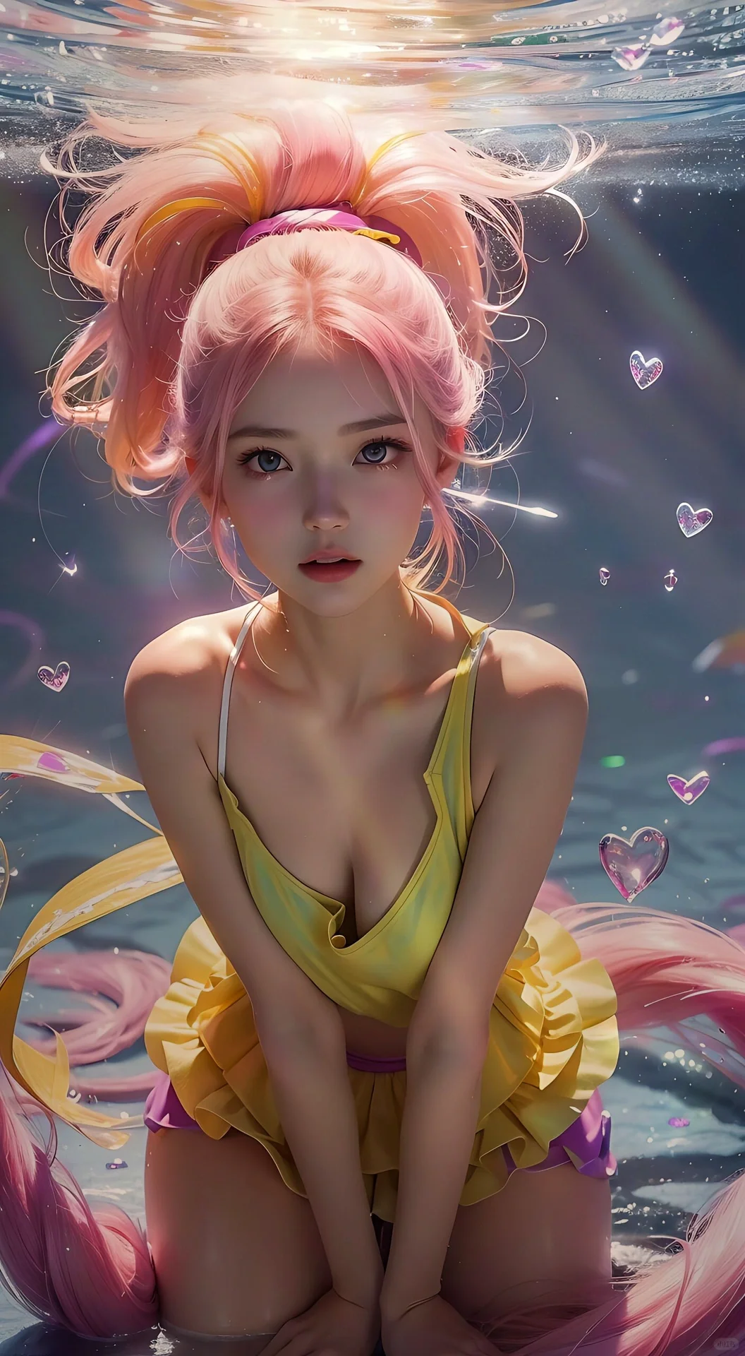 【今日分享】🌈彩虹系氧气美少女（中景篇）