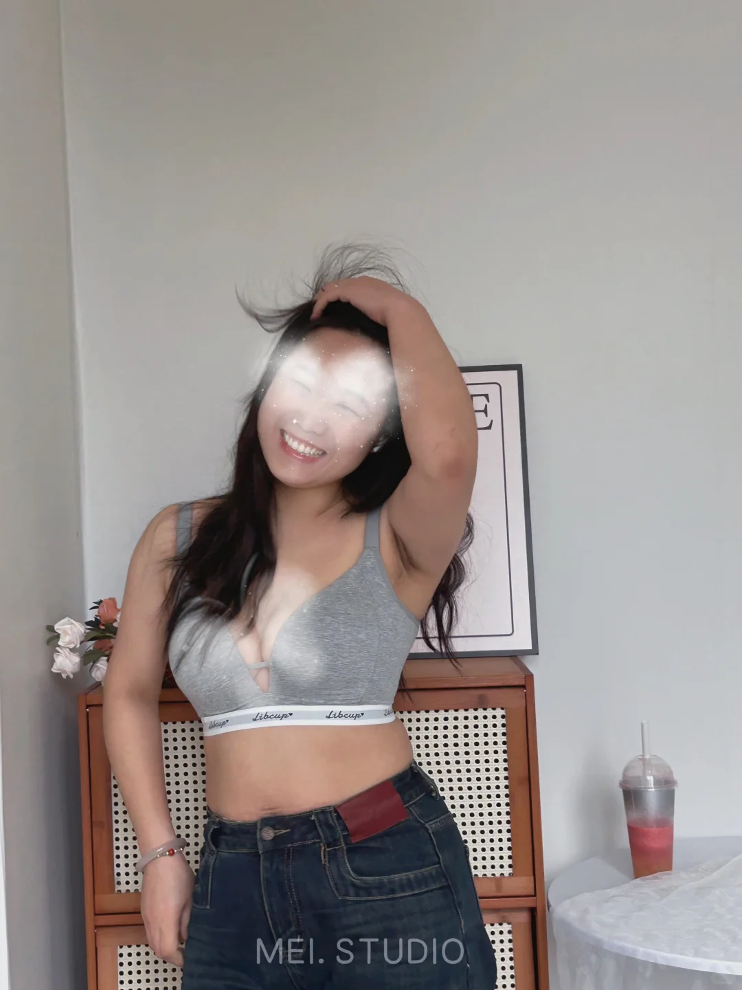 天呐‼️她真的好有自信美