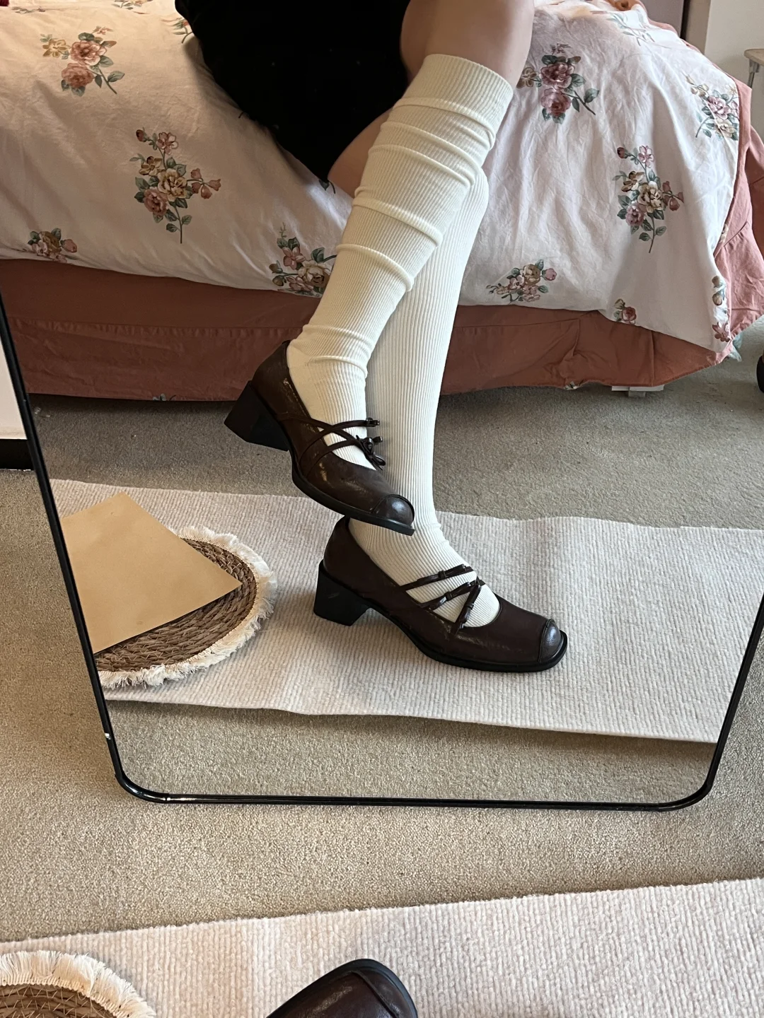 好喜欢我的长筒袜，秒变韩国女高